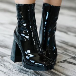 Millie Patent Booties